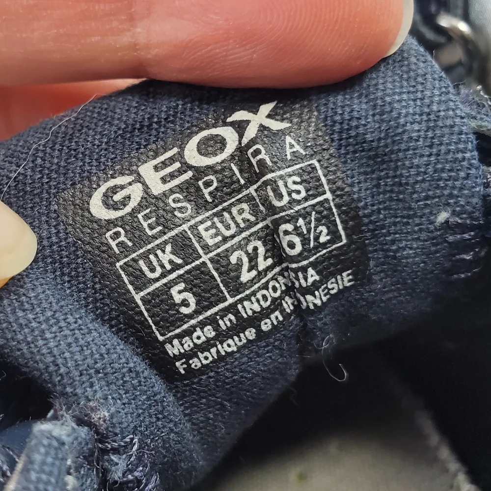 GEOX Baby Boy B Pyrip Trainer Sneakers Sz EU 22 (US 6.5)